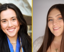 Veronica McCurdy, left, and Amelia Sisson