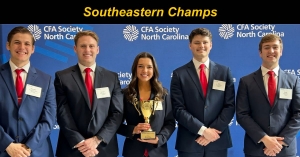 Broyhill Fellows named Southeastern U.S. CFA Institute Research Challenge champs