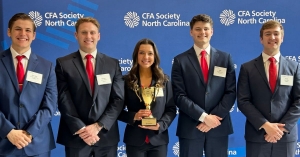 Broyhill Fellows win NC CFA Institute research challenge