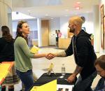 Doc Hendley meets talk attendees